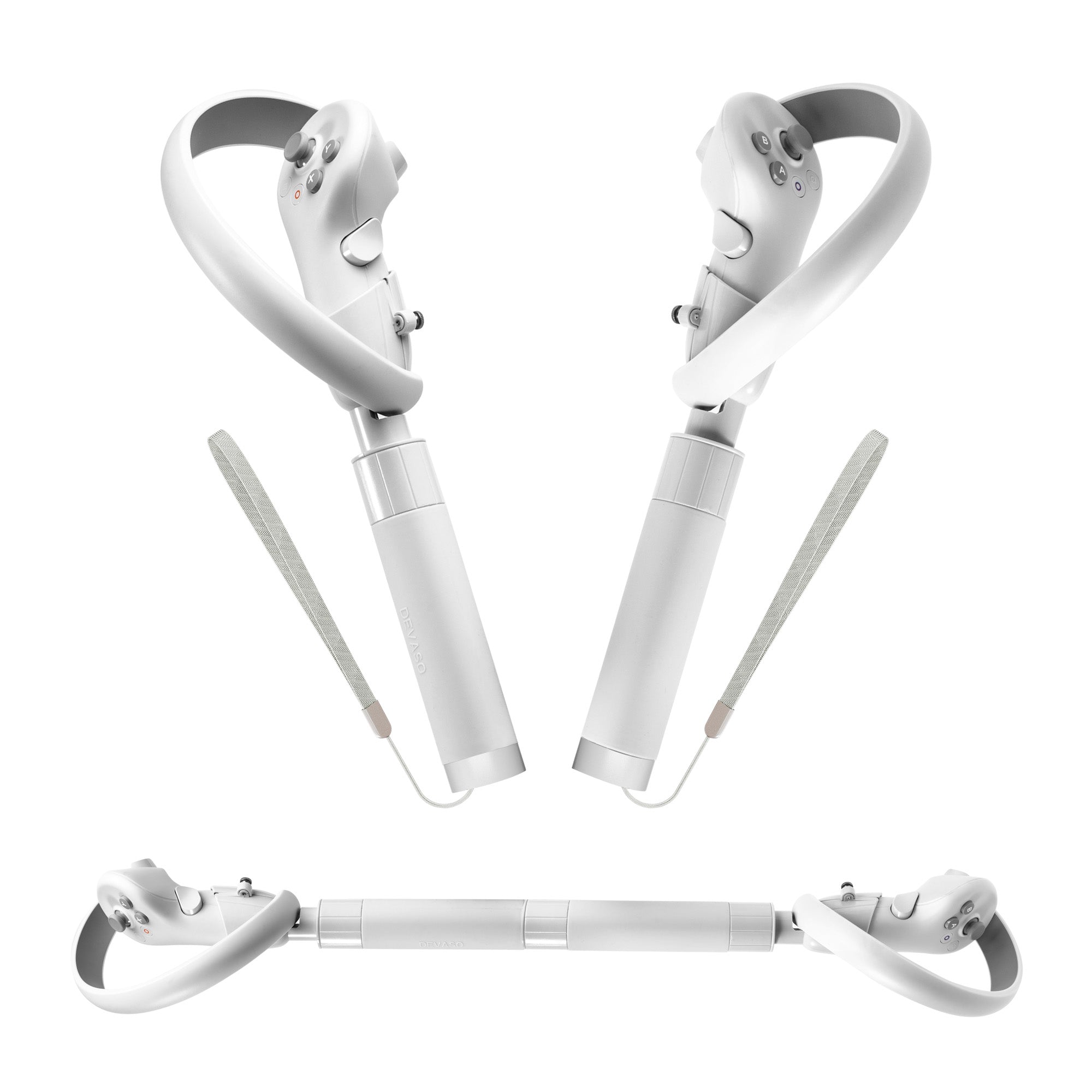 DEVASO 1 Pair Handle Extension Grip for Pico 4 VR Controller Grips Increase Gaming Immersion Handle DEVASO 1 Pair Handle Extension Grip for Pico 4 VR Controller Grips Increase Gaming Immersion Handle